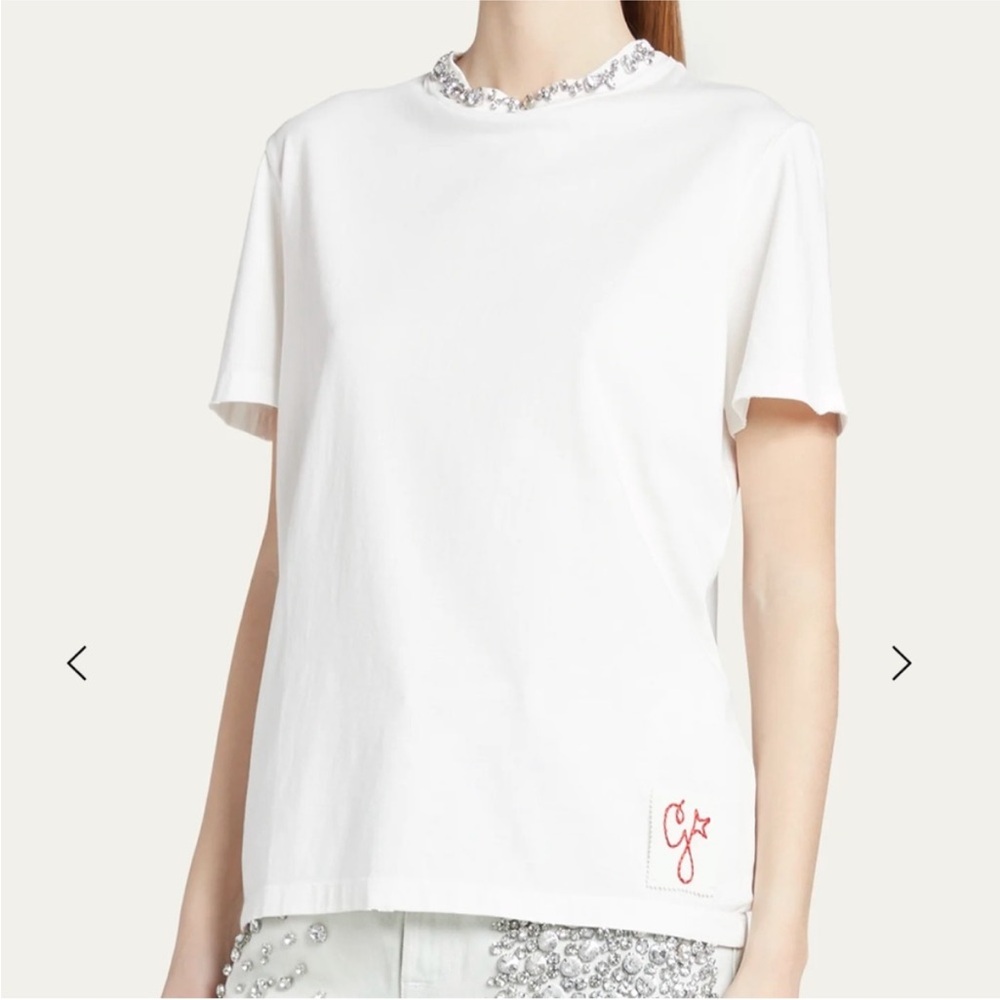 Golden Goose
Distressed Short-Sleeve Embellished T-Shirt
Size M
